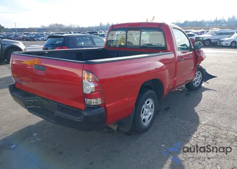 2010 Toyota Tacoma из США, поврежденный, VIN 5TENX4CN0AZ672450